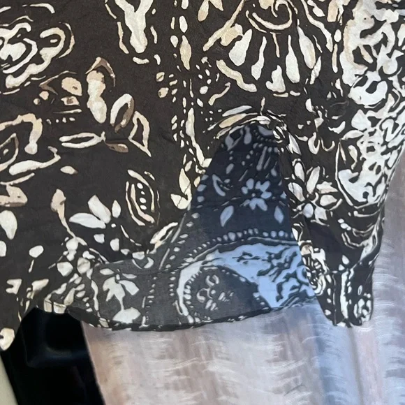 Anthropologie Pilcro Romy Relaxed Printed Buttondown Top, NEW - Picture 6 of 11